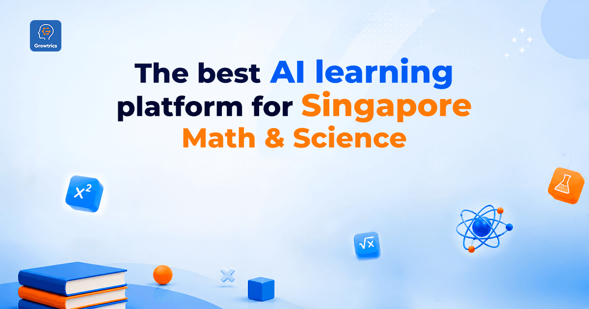 Best AI learning platform for Singapore Maths and Science students — Growtrics, Geniebook, WizzTutor, KooBits and Kicci compared.